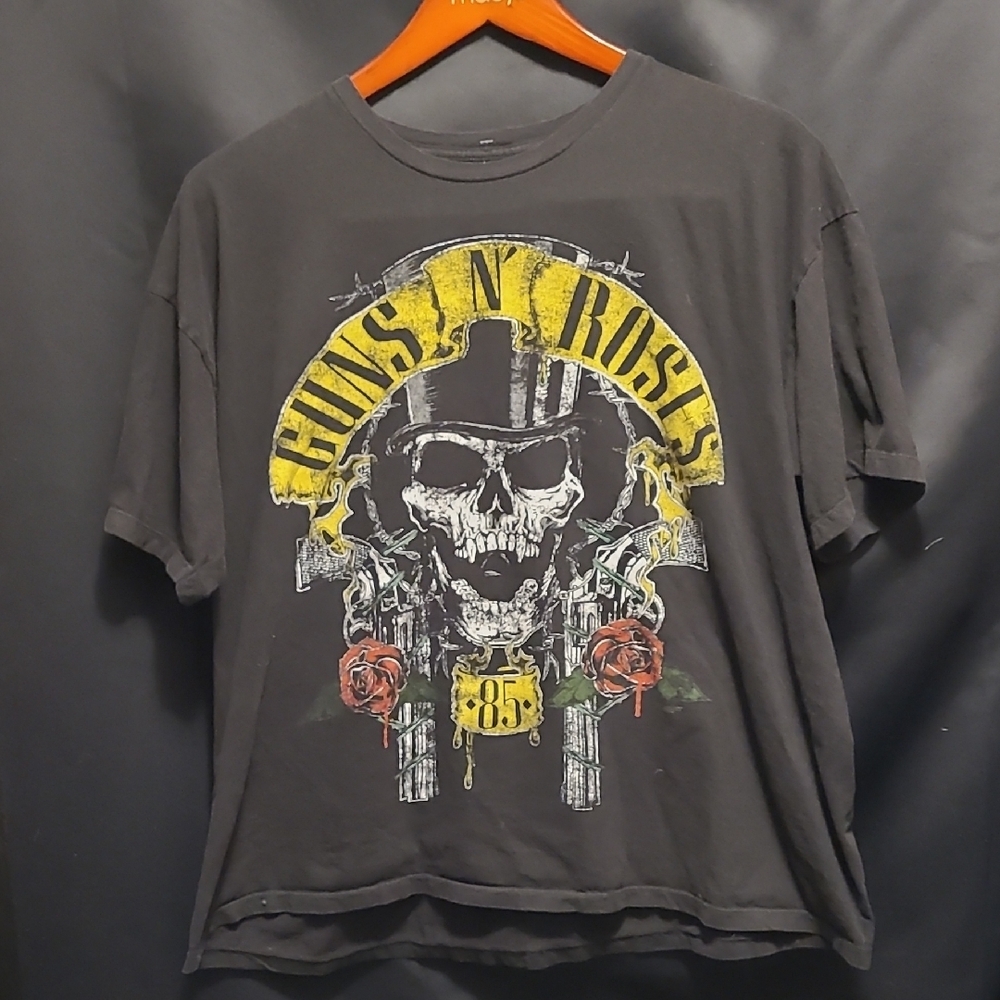 Guns N' Roses Band Black Graphic  Tee Size XXL 2014 Release